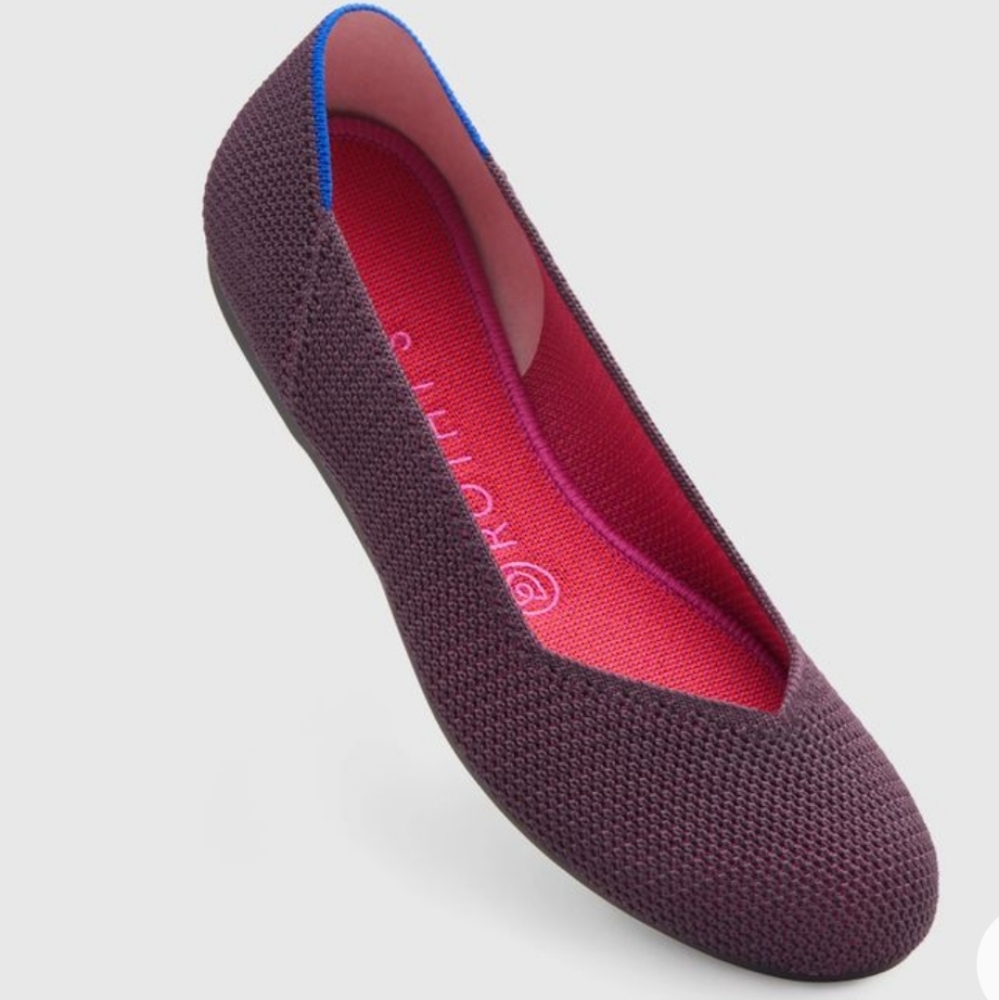 NEW RETIRED ROTHY'S BERRY LATTICE LOAFERS